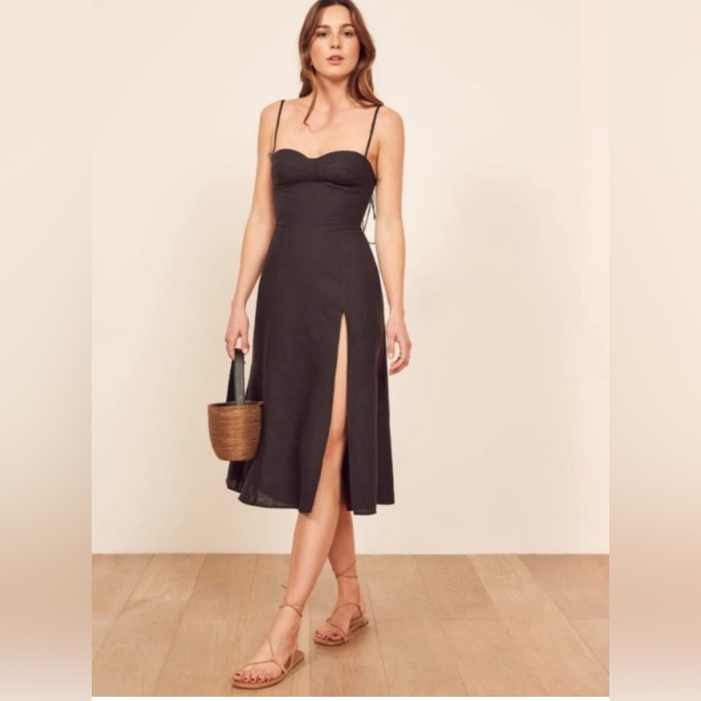Reformation Nebraska Midi Dress